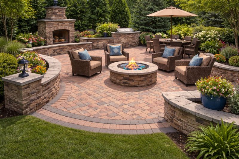 Brick Hardscaping in Framingham, MA
