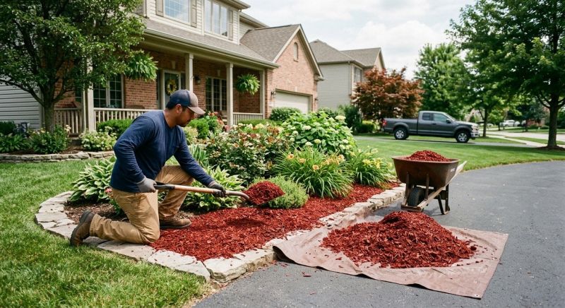Garden Mulch Installation in Ventura County, CA