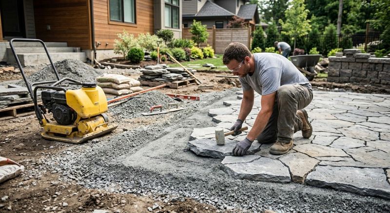 Hardscape Pavers Installation in Boston, MA