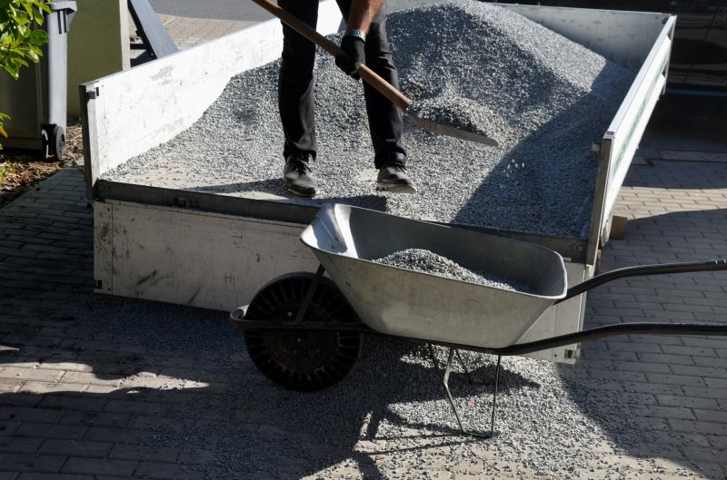 Gravel Being Laid on Site